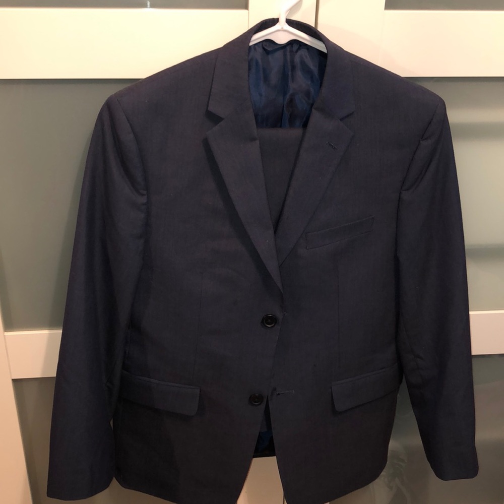 Boys Navy suit, worn once